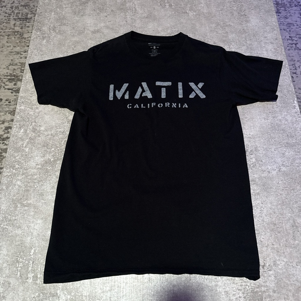 Matix Black Short Sleeve Tee